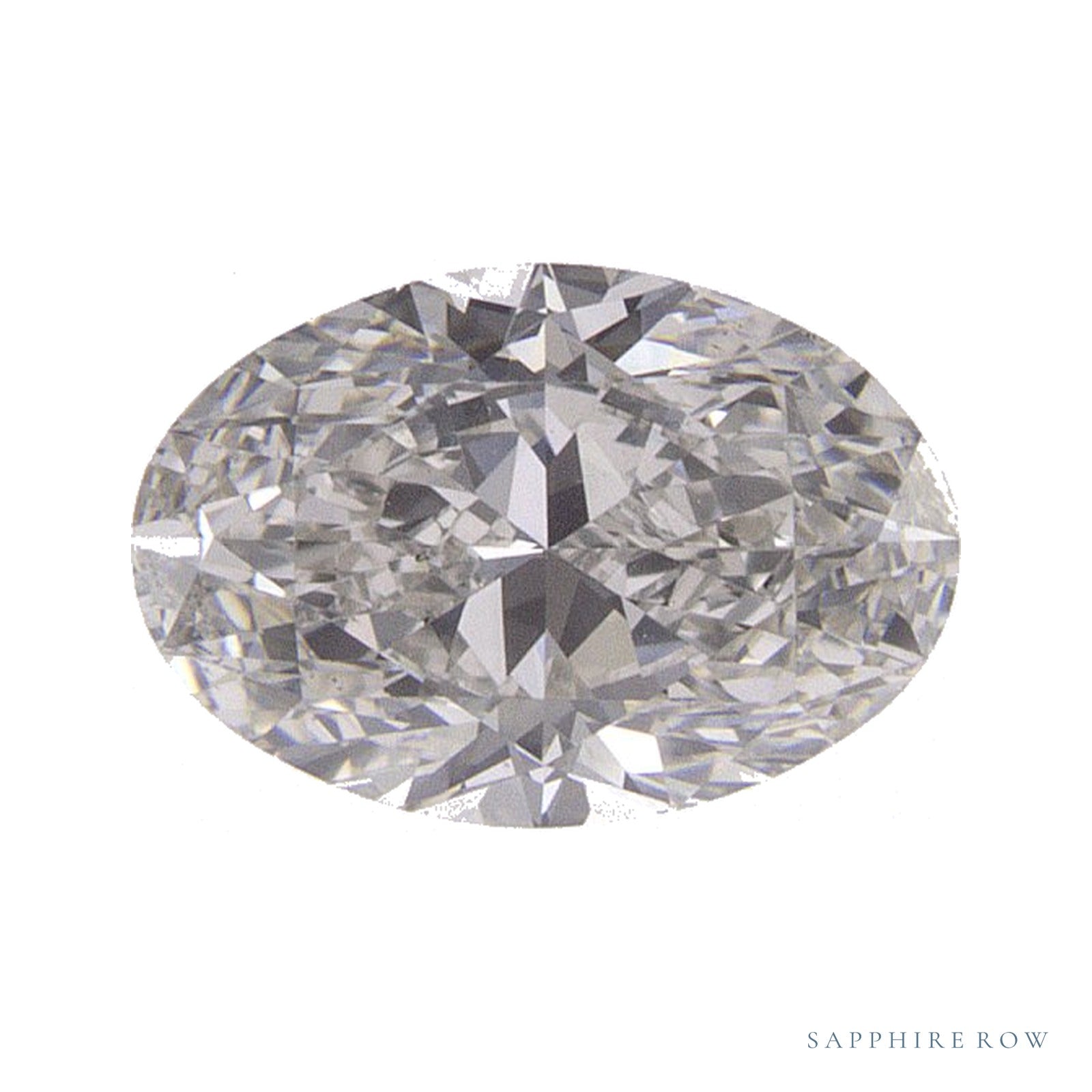 0.70 ct natural diamond, oval cut | Sapphire Row · cut4