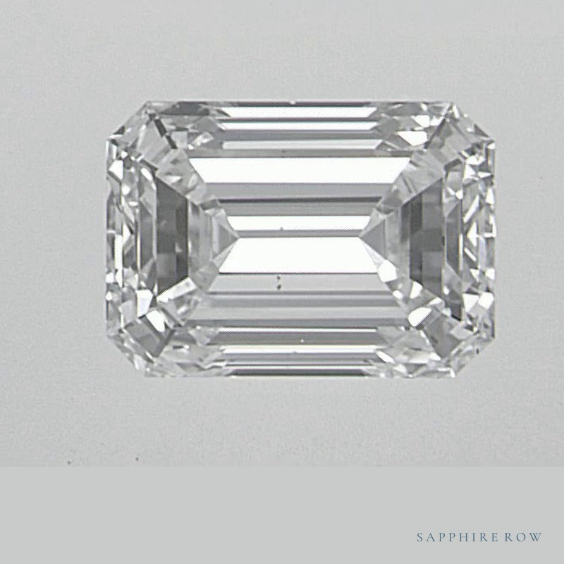 0.70 ct natural diamond, emerald cut | Sapphire Row · cut6
