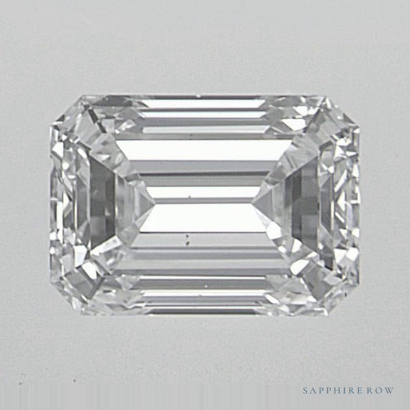 0.70 ct natural diamond, emerald cut | Sapphire Row · cut7