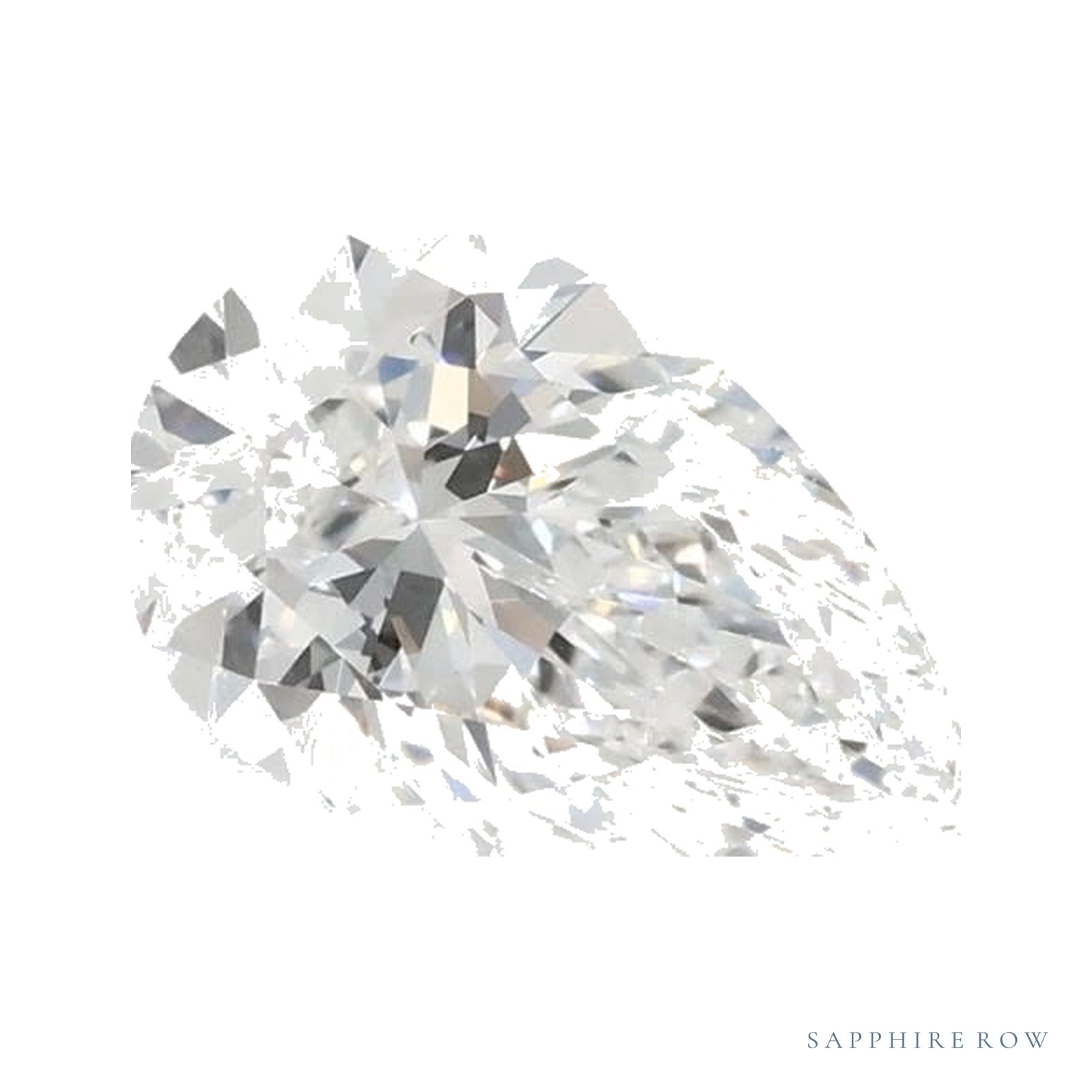 0.70 ct lab-grown diamond, pear cut | Sapphire Row · cut4