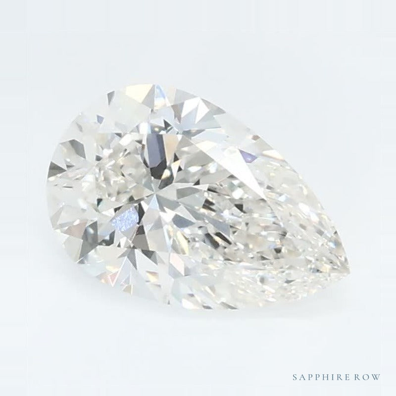 0.70 ct lab-grown diamond, pear cut | Sapphire Row · cut7