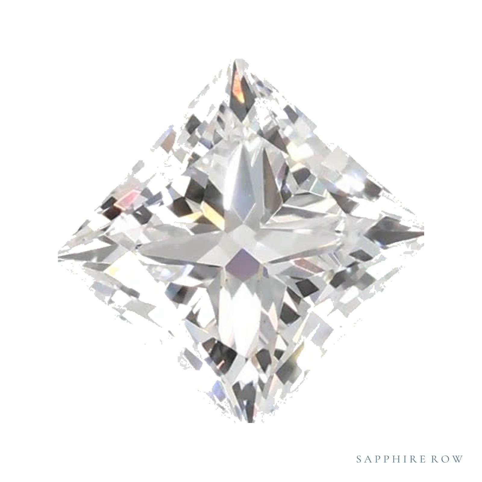 0.70 ct lab-grown diamond, square cut | Sapphire Row · cut4