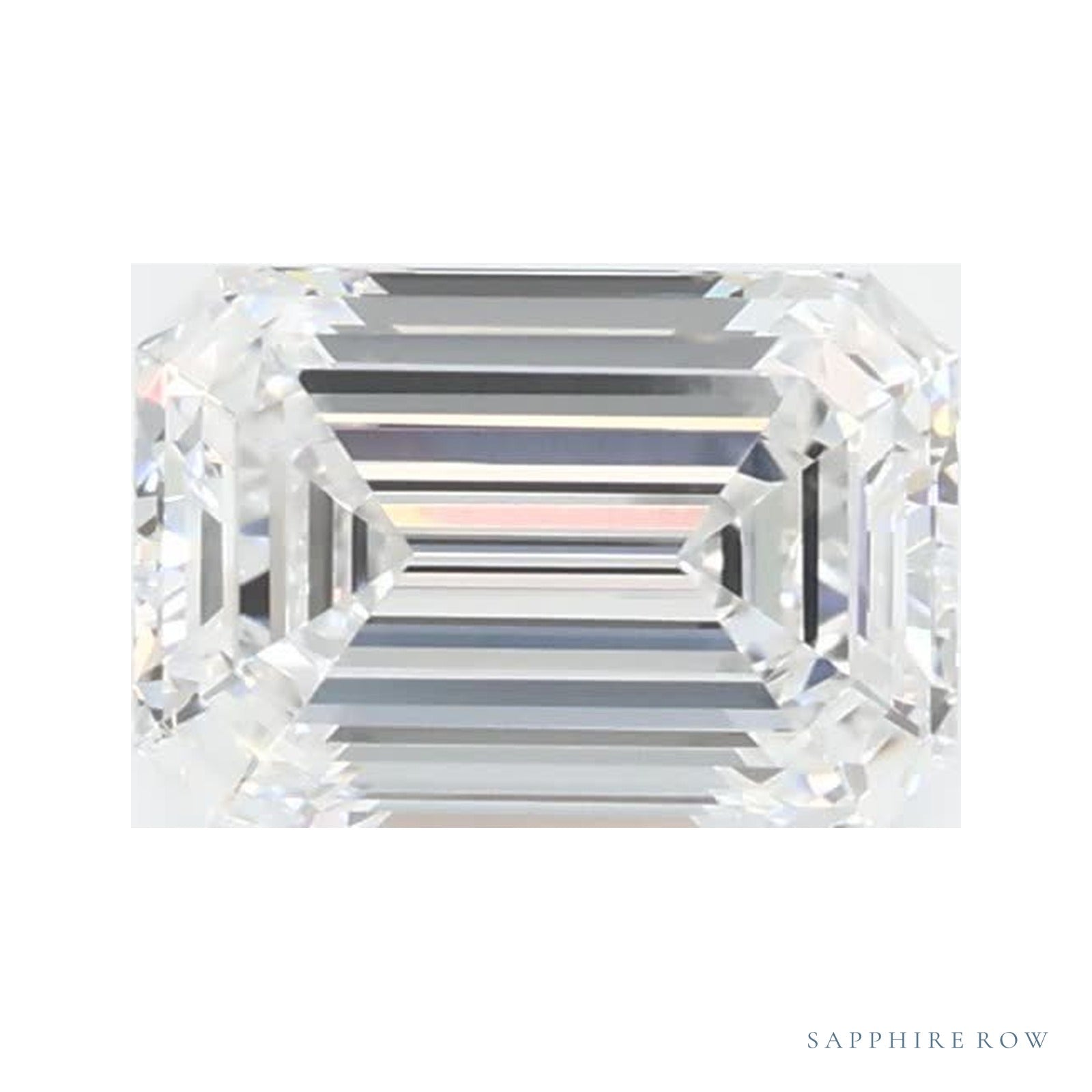 0.70 ct lab-grown diamond, emerald cut | Sapphire Row · cut4