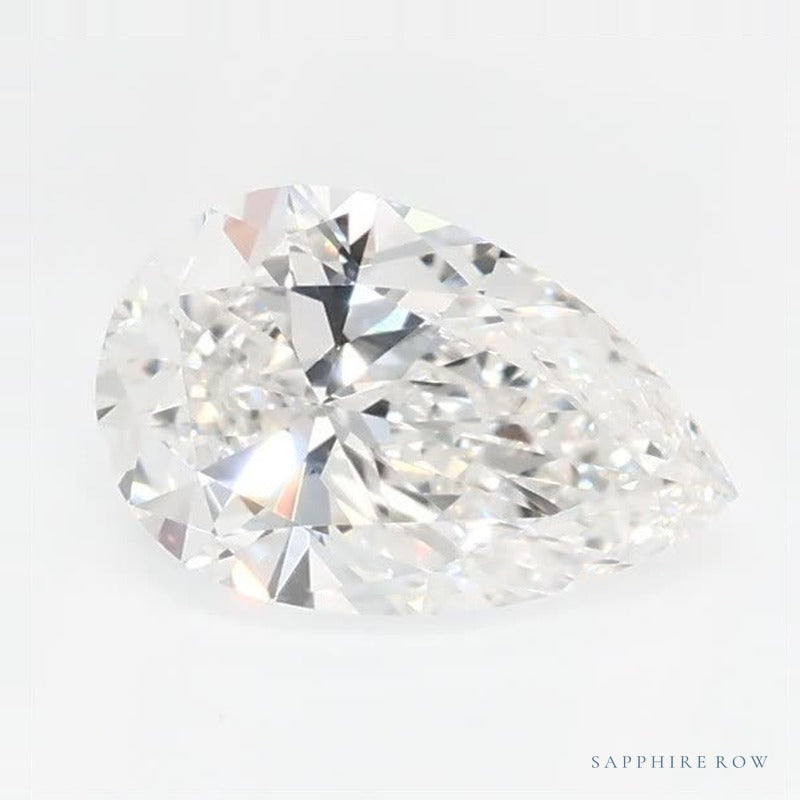 0.70 ct lab-grown diamond, pear cut | Sapphire Row · cut7