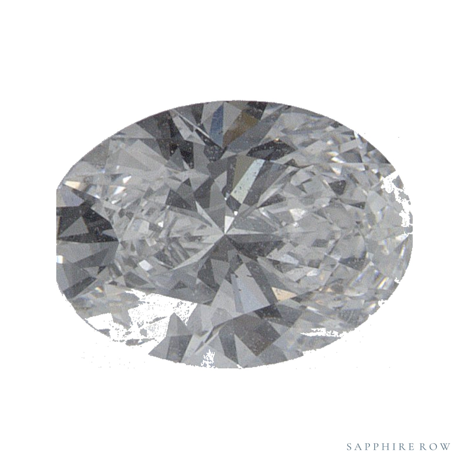 0.70 ct lab-grown diamond, oval cut | Sapphire Row · cut4