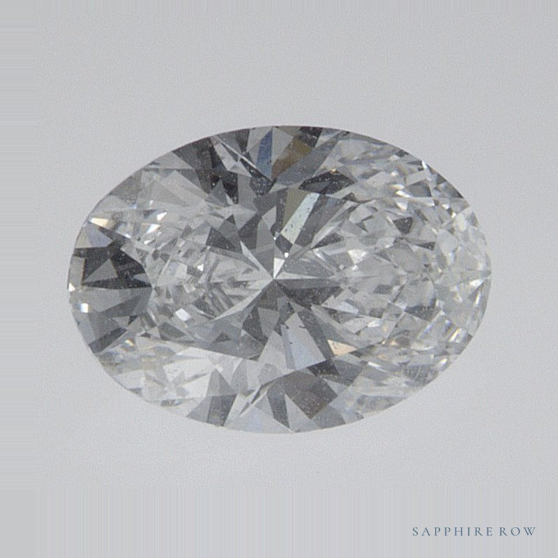 0.70 ct lab-grown diamond, oval cut | Sapphire Row · cut7