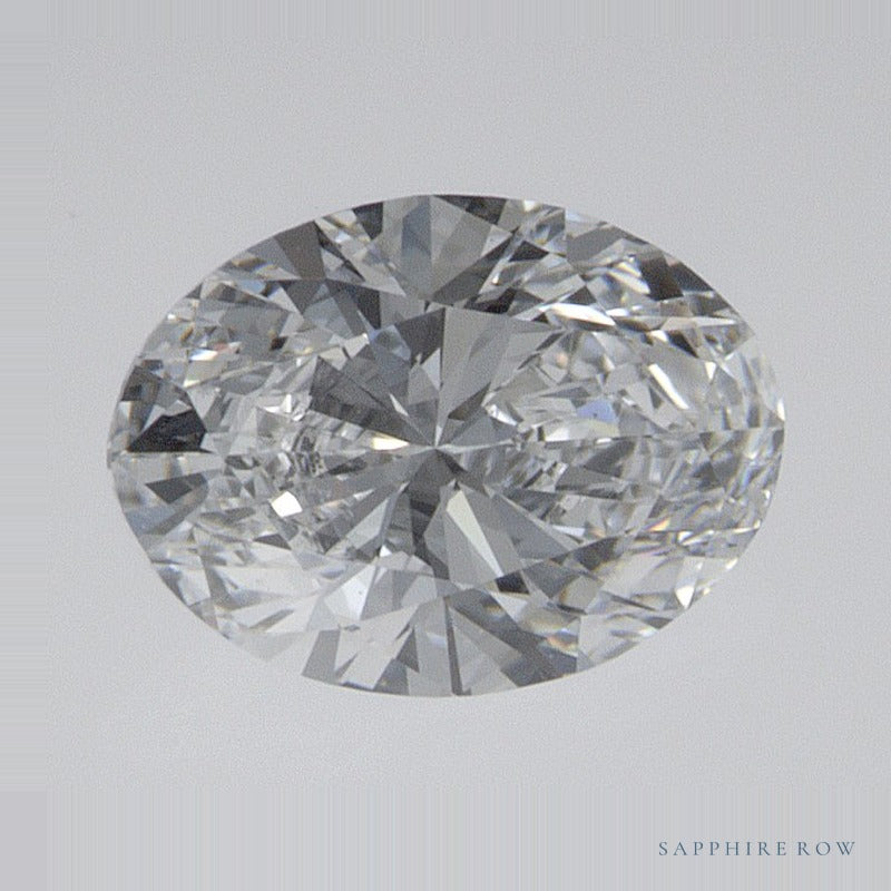 0.70 ct lab-grown diamond, oval cut | Sapphire Row · cut7