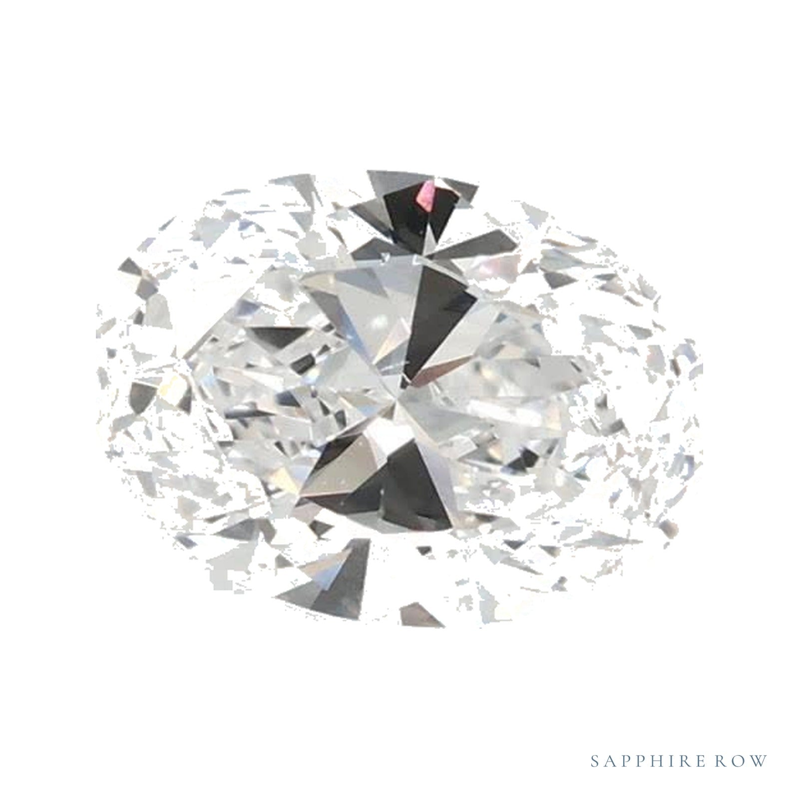 0.70 ct lab-grown diamond, oval cut | Sapphire Row · cut4