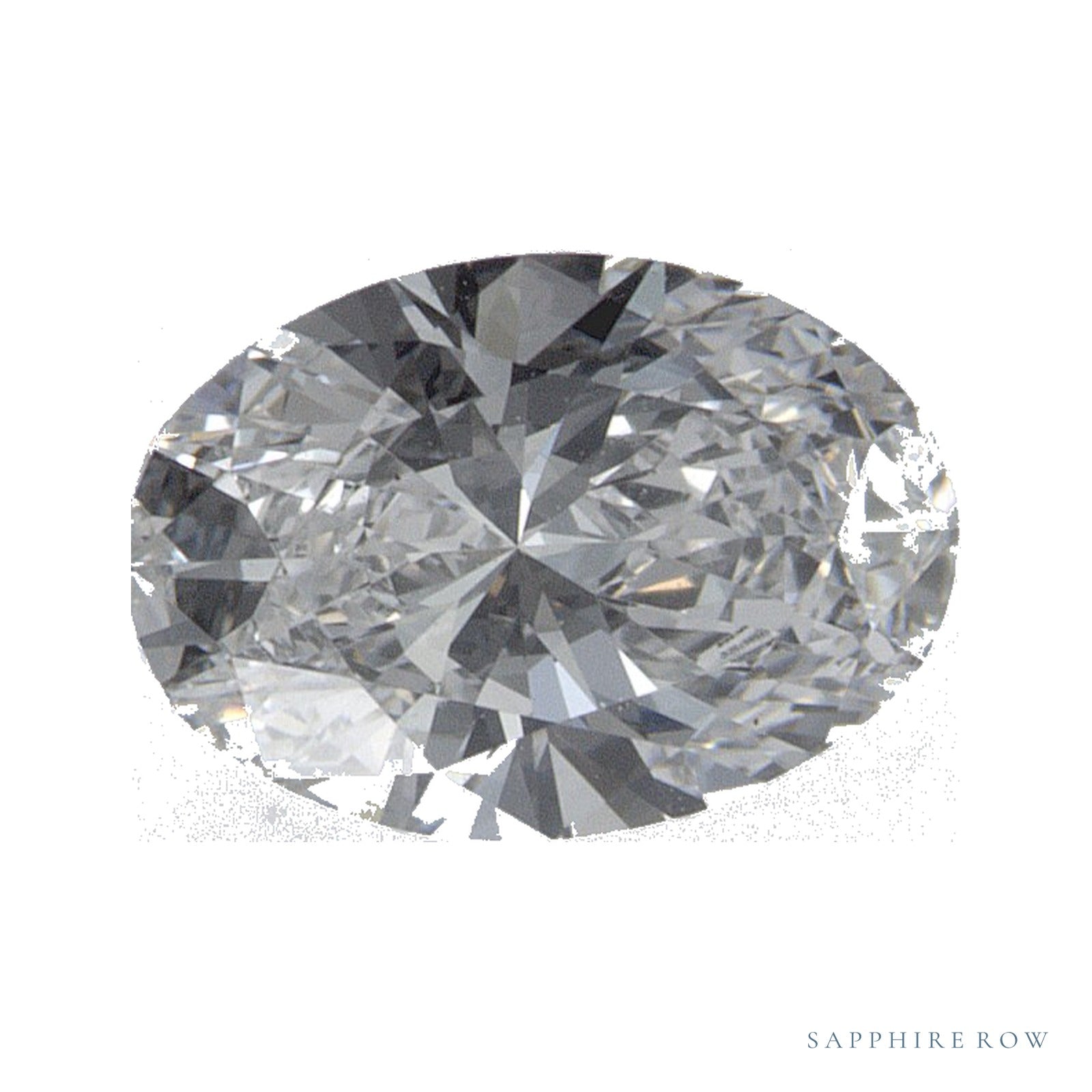 0.70 ct lab-grown diamond, oval cut | Sapphire Row · cut4