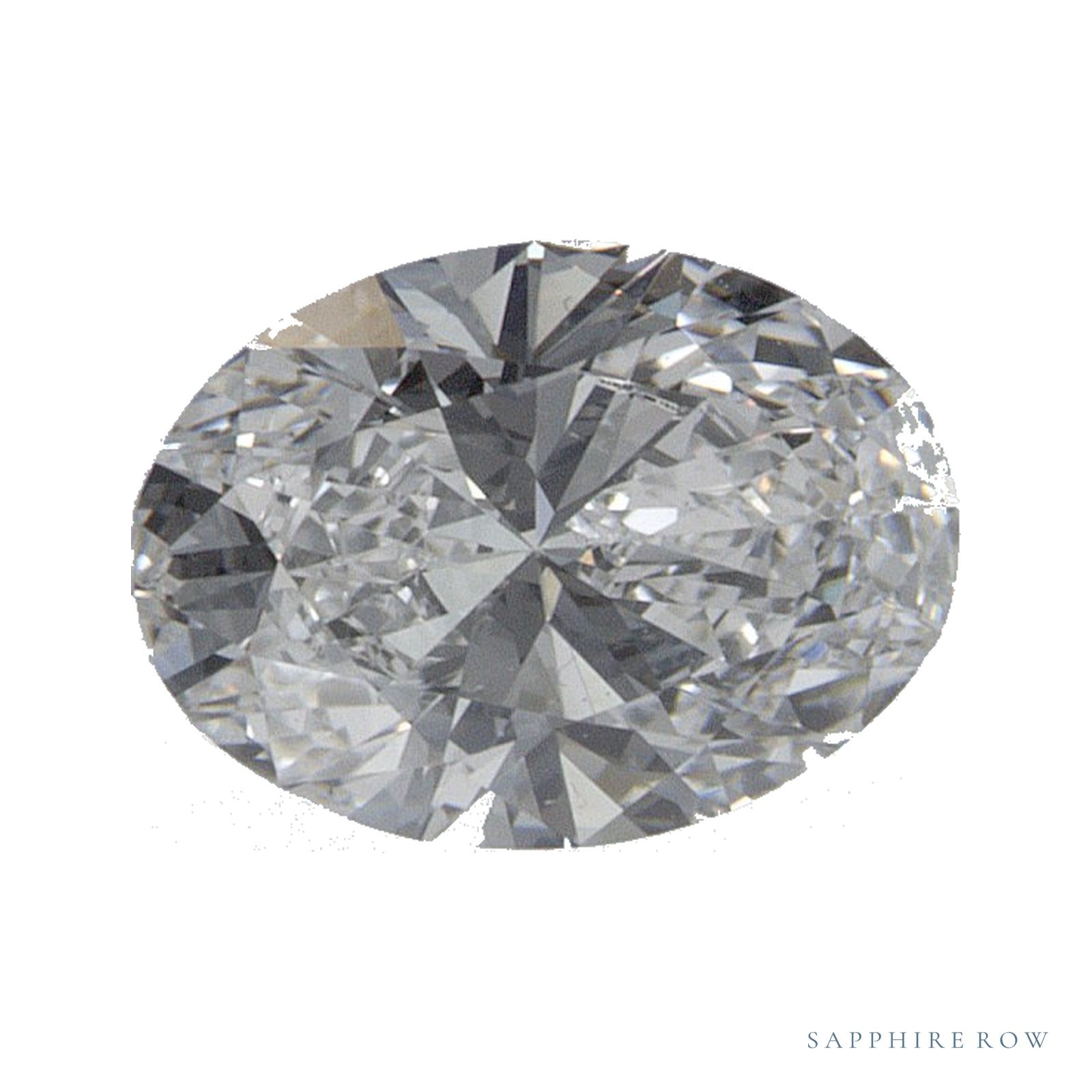 0.70 ct lab-grown diamond, oval cut | Sapphire Row · cut4