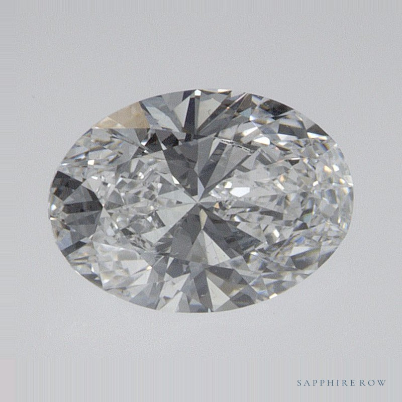 0.70 ct lab-grown diamond, oval cut | Sapphire Row · cut7