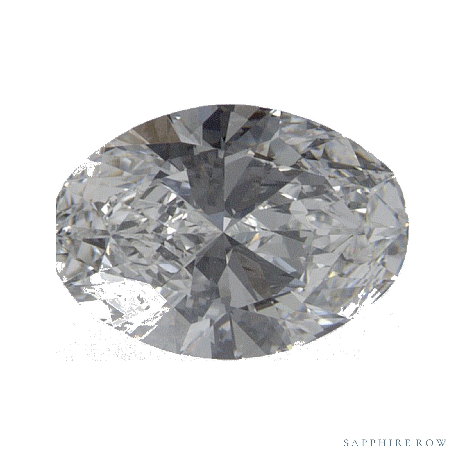 0.70 ct lab-grown diamond, oval cut | Sapphire Row · cut4