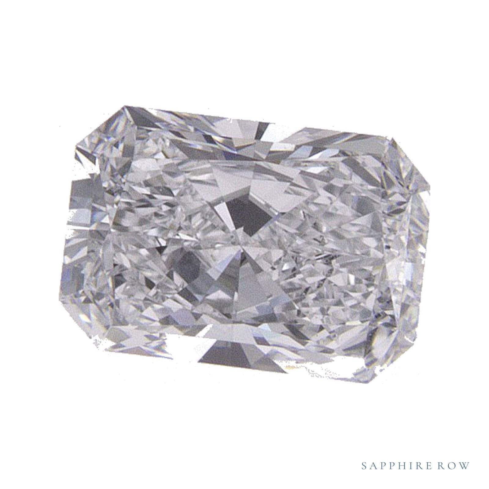0.70 ct lab-grown diamond, radiant cut | Sapphire Row · cut4