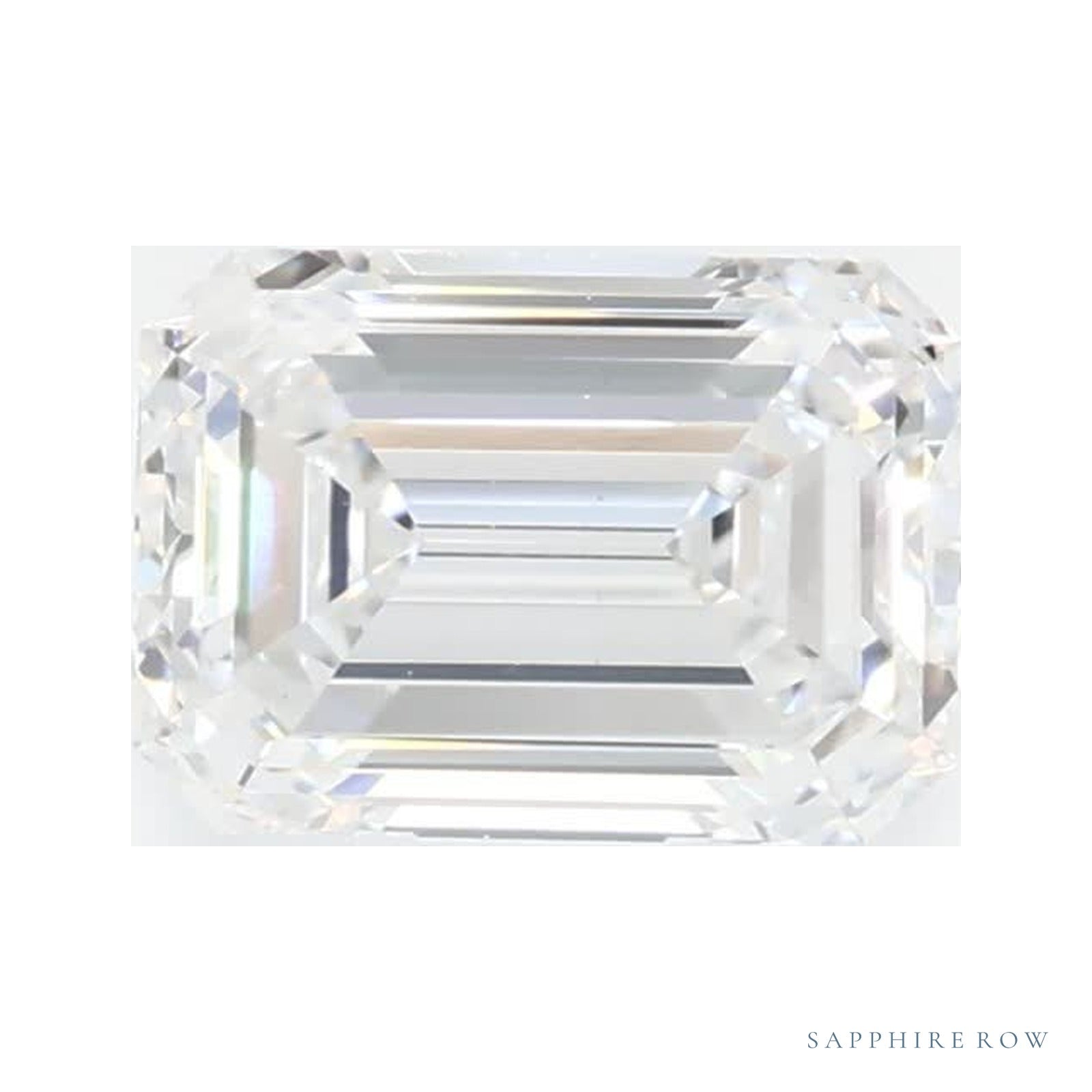0.64 ct lab-grown diamond, emerald cut | Sapphire Row · cut4
