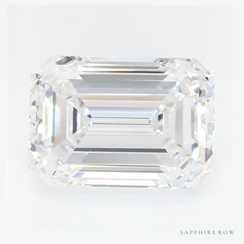 0.64 ct lab-grown diamond, emerald cut | Sapphire Row · cut6