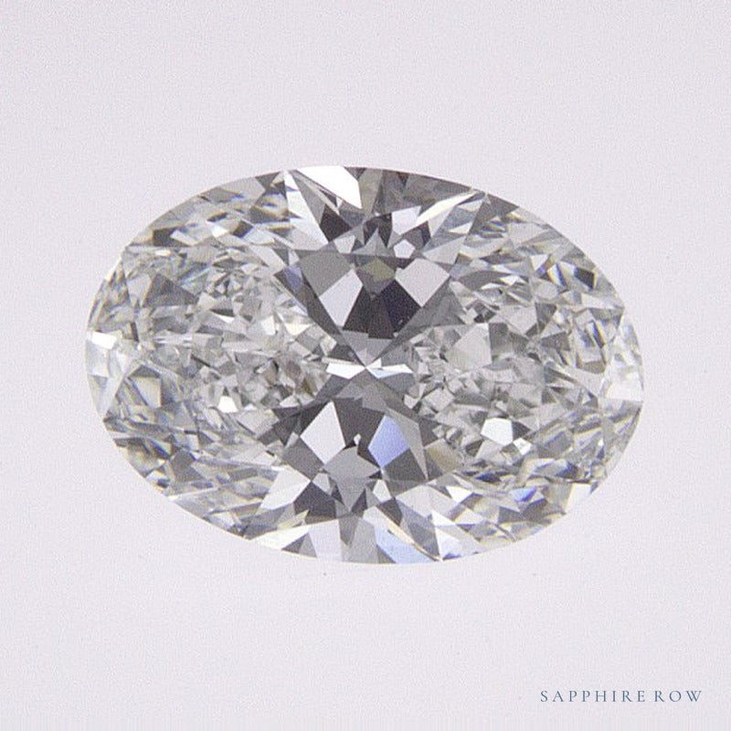 0.62 ct Oval Natural Diamond – F VS2 – Faceted Cut – GIA Certified — Sapphire Row · cut7