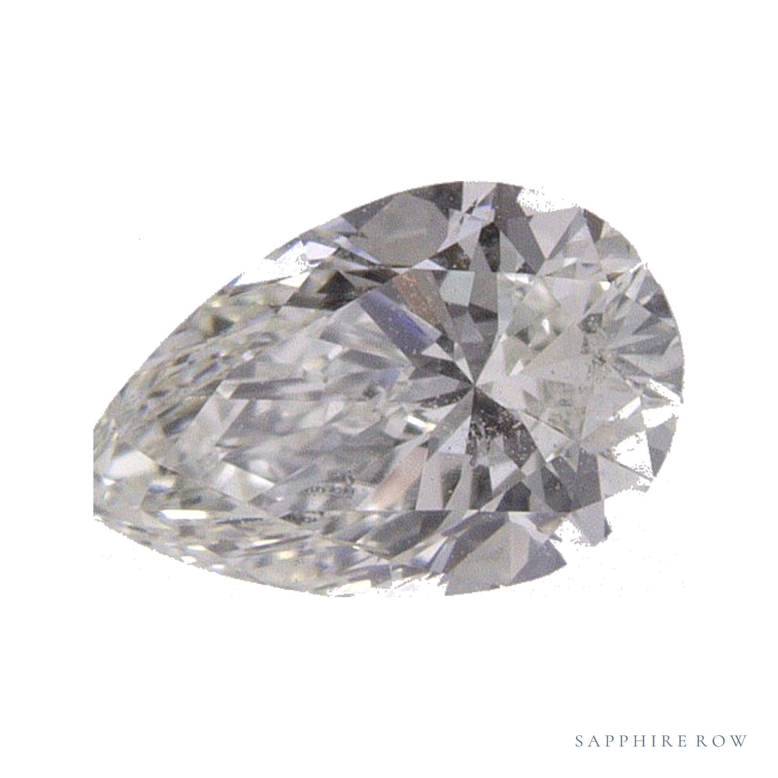 0.62 ct natural diamond, pear cut | Sapphire Row · cut4
