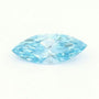 0.62 ct lab-grown fancy vivid blue diamond, marquise cut | Sapphire Row · cut7