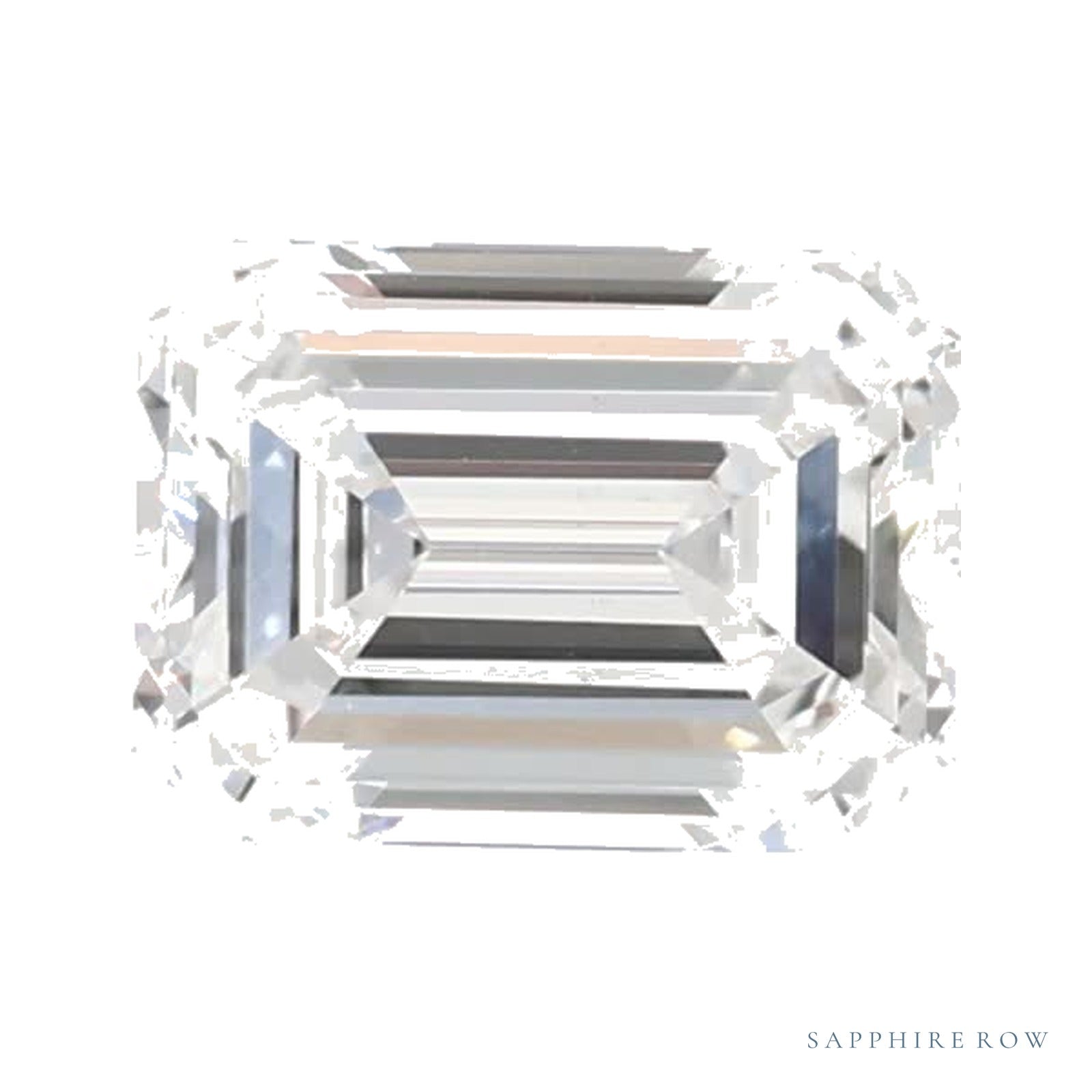 0.62 ct lab-grown diamond, emerald cut | Sapphire Row · cut4