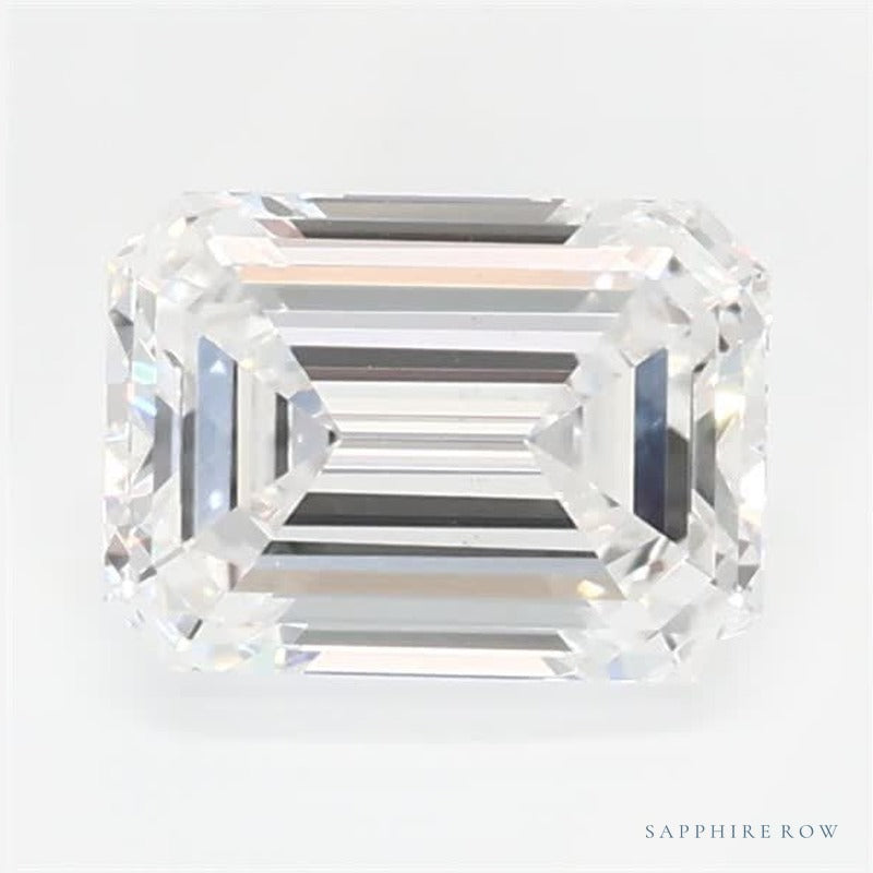 0.62 ct lab-grown diamond, emerald cut | Sapphire Row · cut6