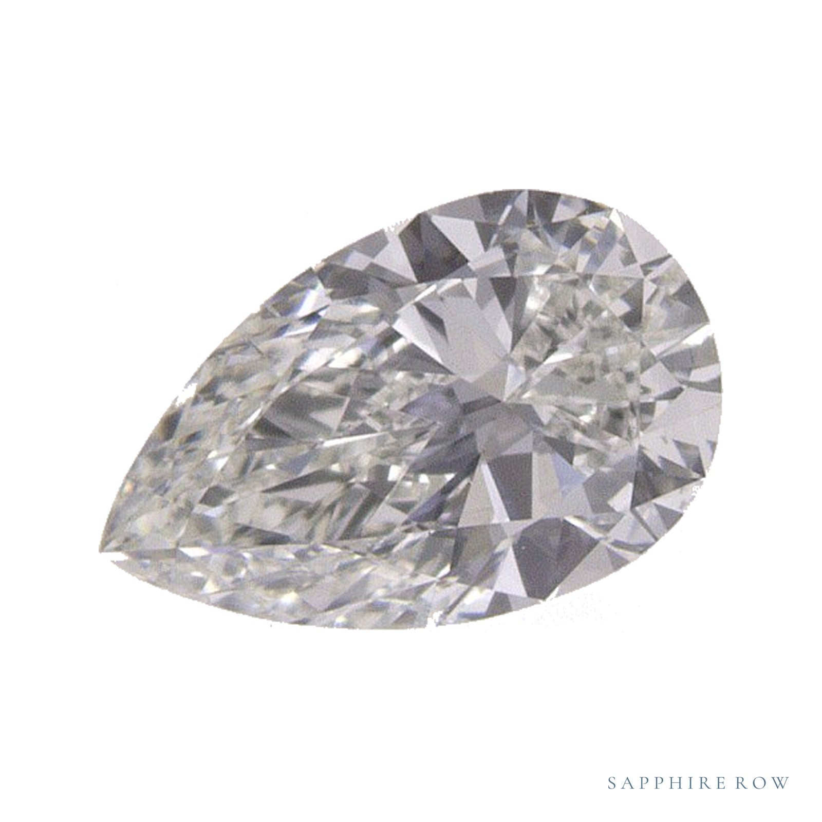 0.61 ct natural diamond, pear cut | Sapphire Row · cut4