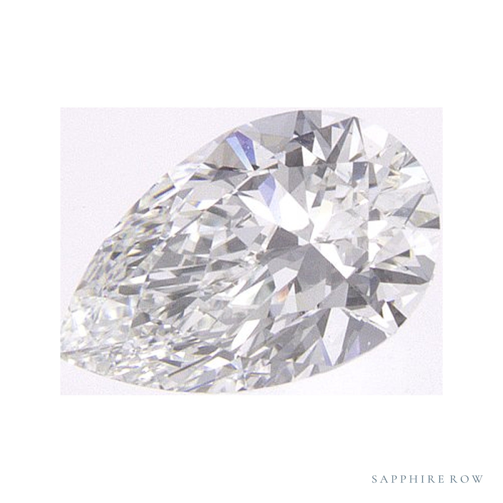 0.61 ct natural diamond, pear cut | Sapphire Row · cut4