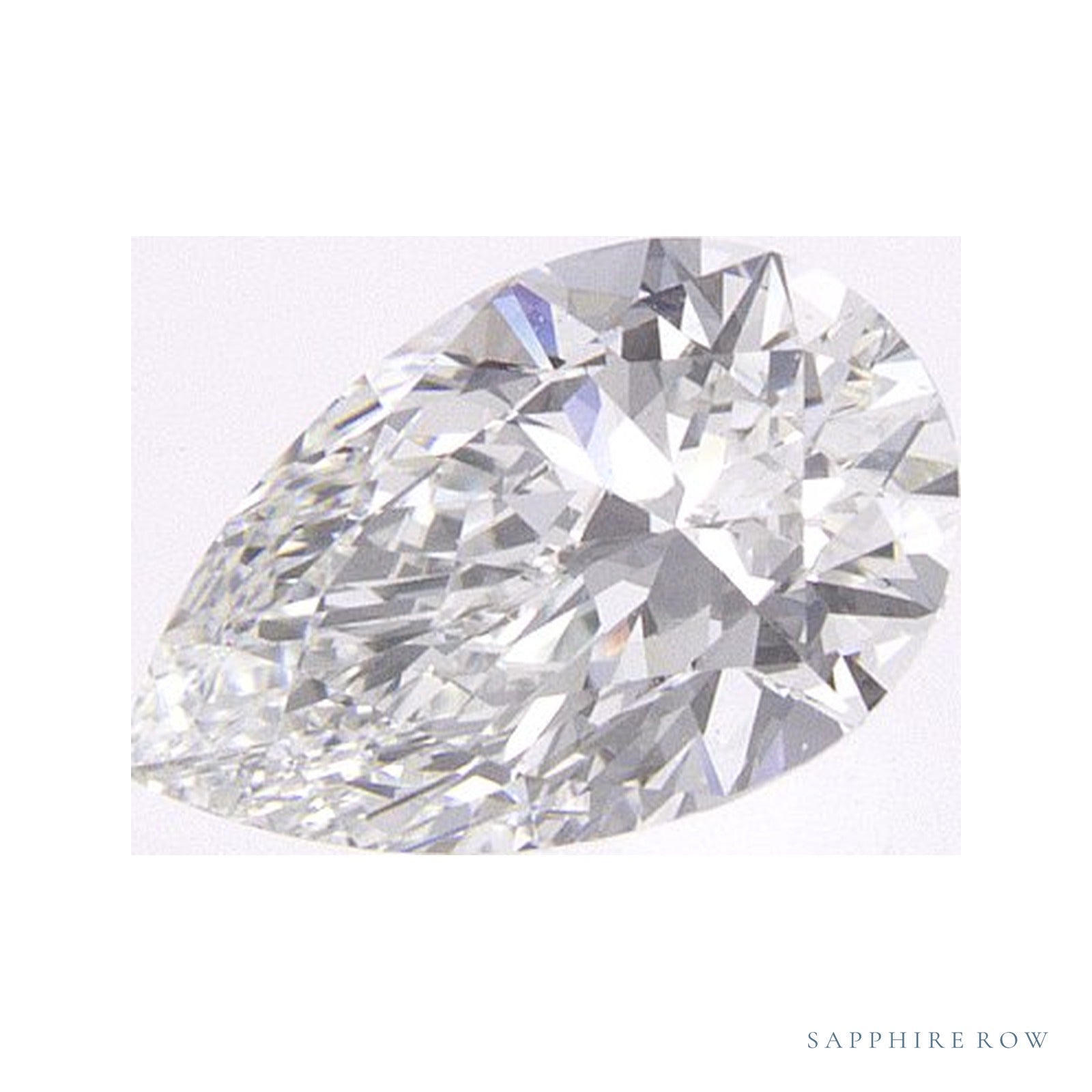 0.61 ct natural diamond, pear cut | Sapphire Row · cut4