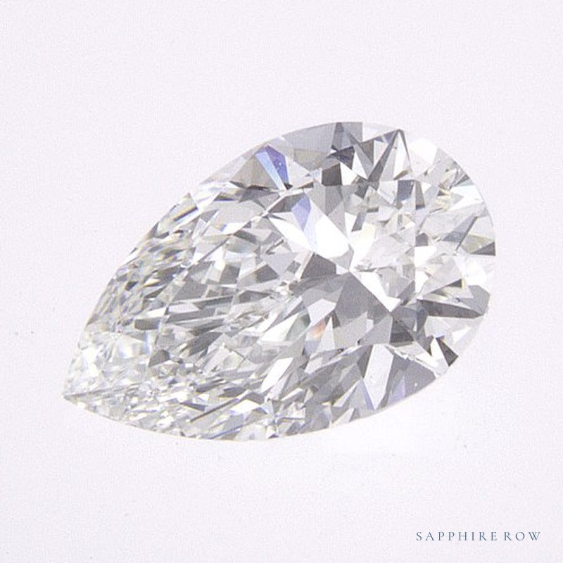 0.61 ct natural diamond, pear cut | Sapphire Row · cut7