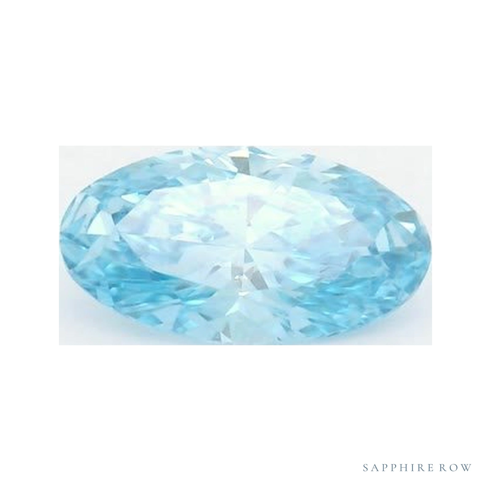 0.61 ct lab-grown fancy vivid blue diamond, oval cut | Sapphire Row · cut4
