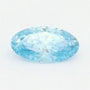 0.61 ct lab-grown fancy vivid blue diamond, oval cut | Sapphire Row · cut7