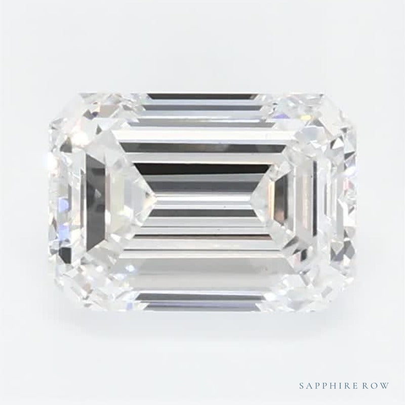 0.61 ct lab-grown diamond, emerald cut | Sapphire Row · cut6