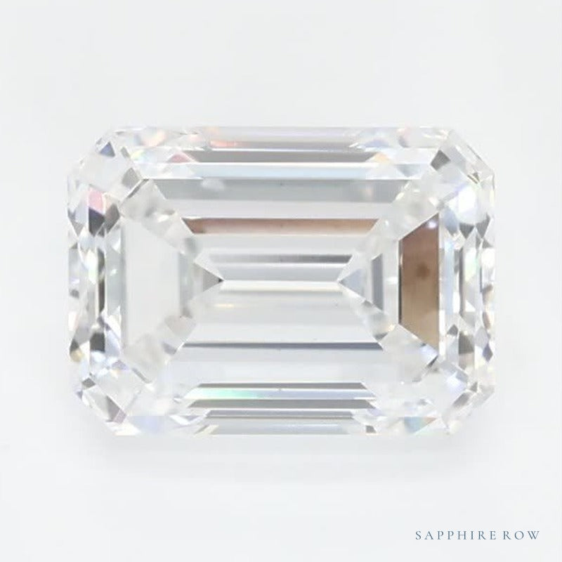 0.61 ct lab-grown diamond, emerald cut | Sapphire Row · cut6