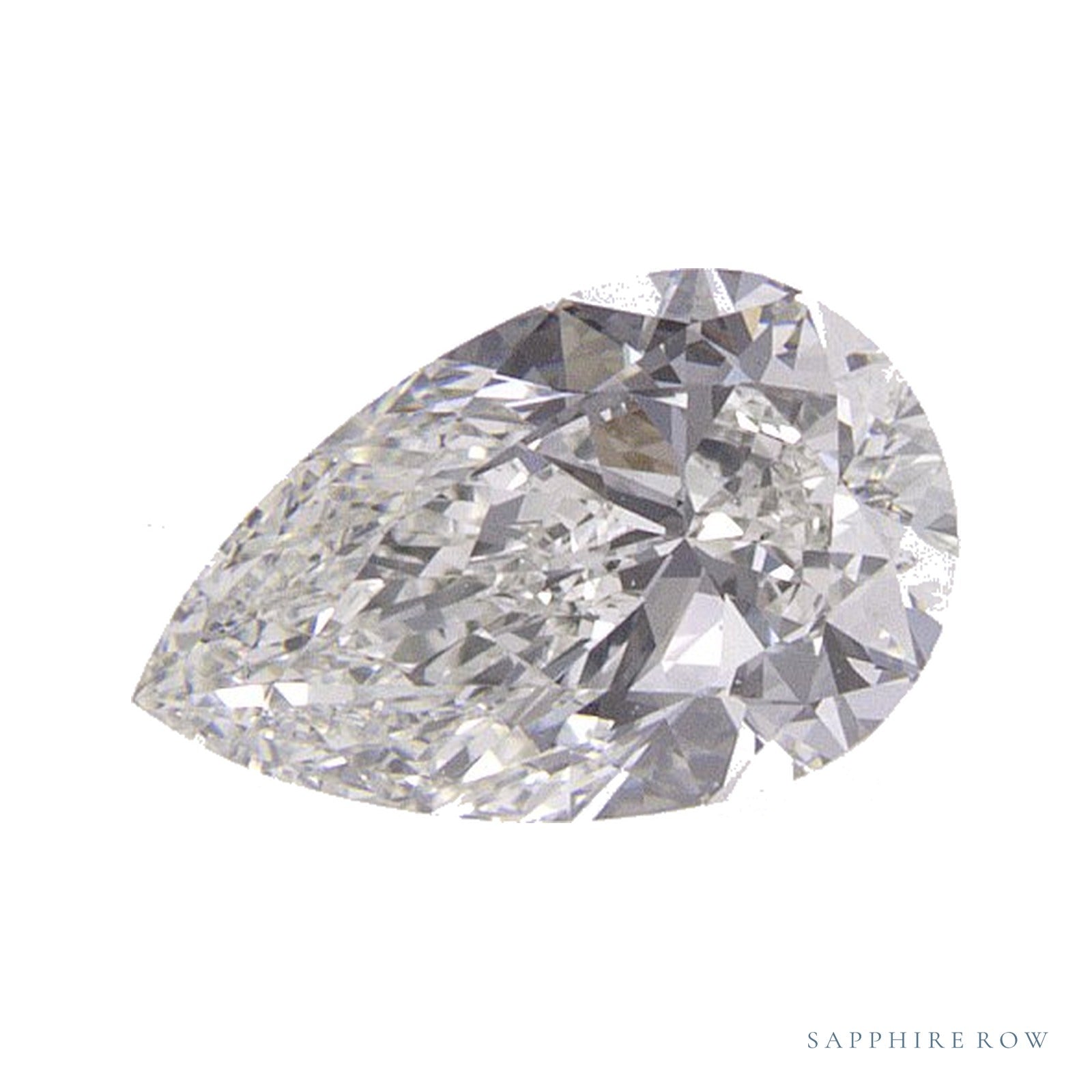 0.60 ct natural diamond, pear cut | Sapphire Row · cut4