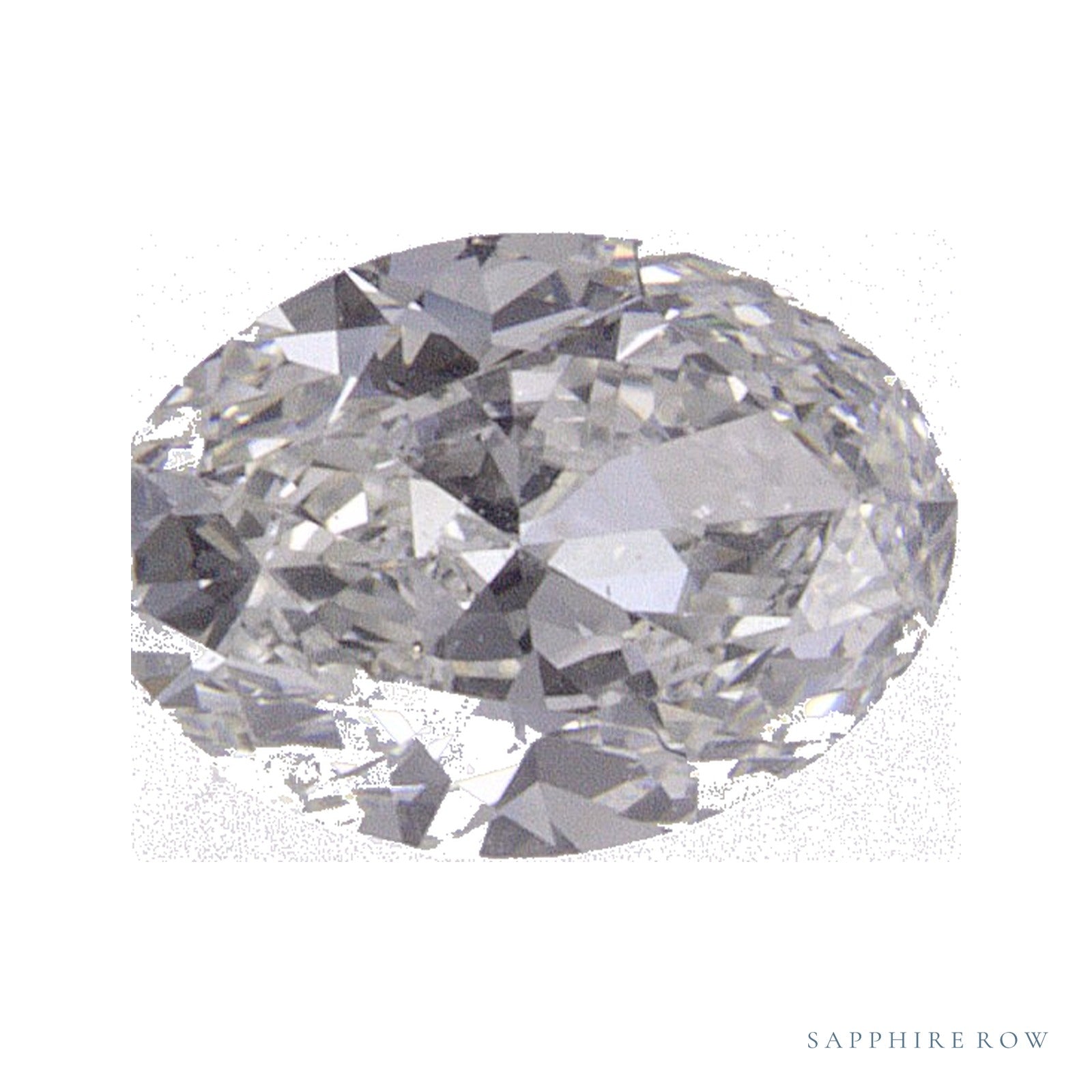 0.60 ct natural diamond, oval cut | Sapphire Row · cut4