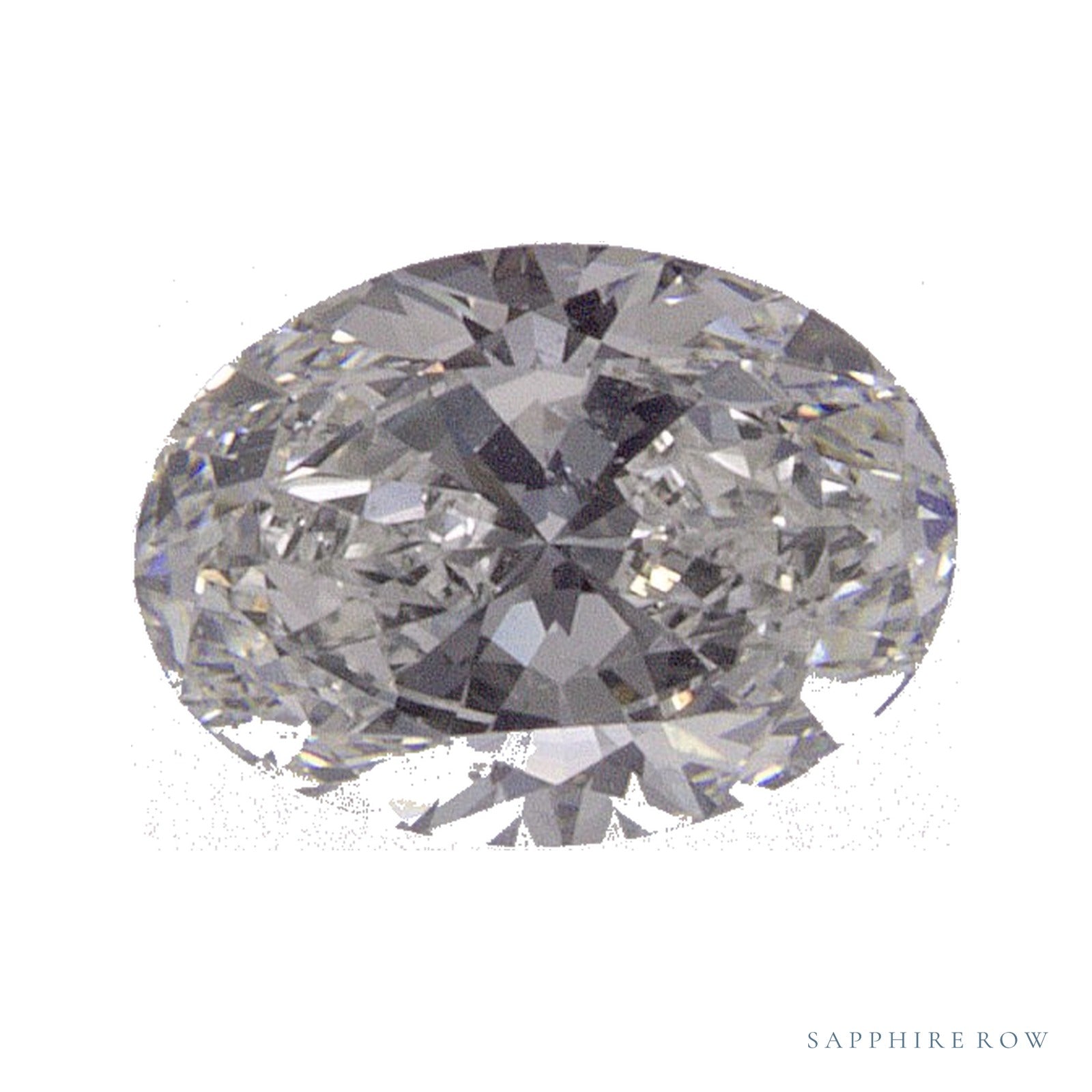 0.60 ct natural diamond, oval cut | Sapphire Row · cut4