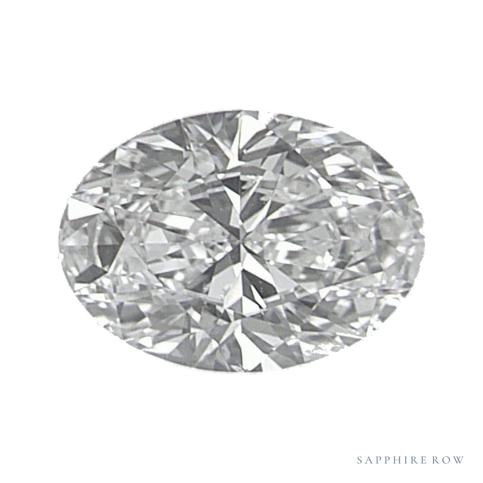 0.60 ct natural diamond, oval cut | Sapphire Row · cut4
