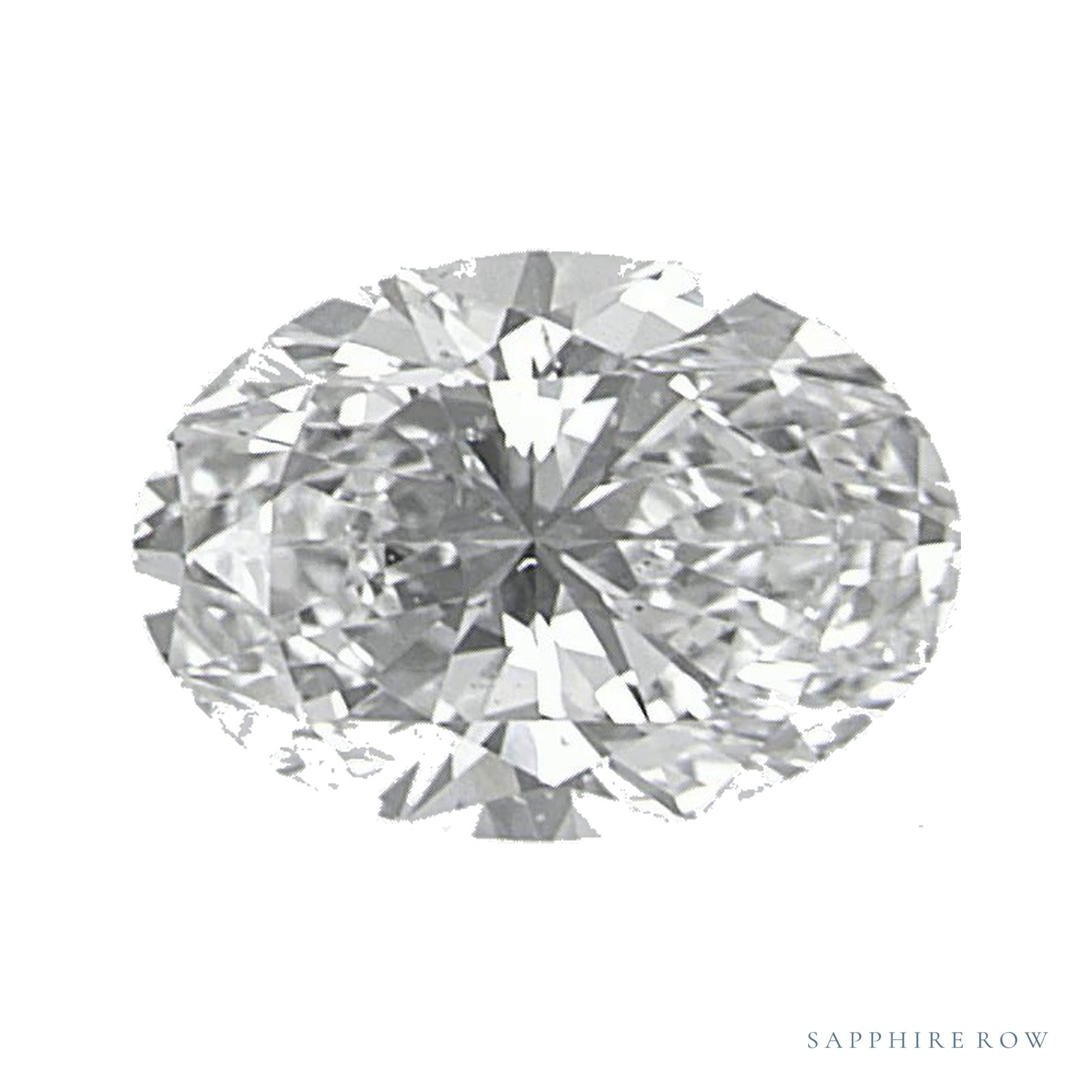 0.60 ct natural diamond, oval cut | Sapphire Row · cut4