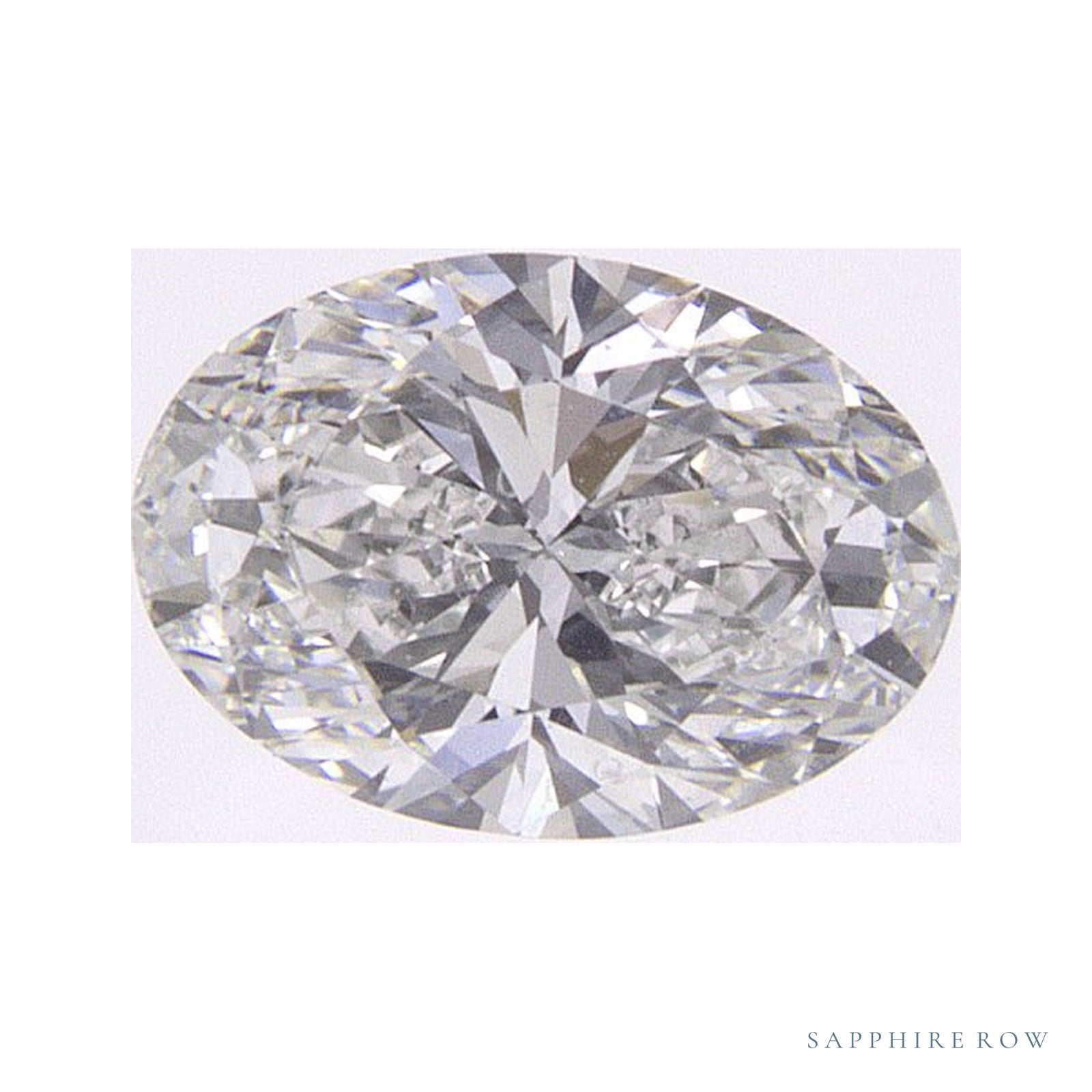 0.60 ct natural diamond, oval cut | Sapphire Row · cut4