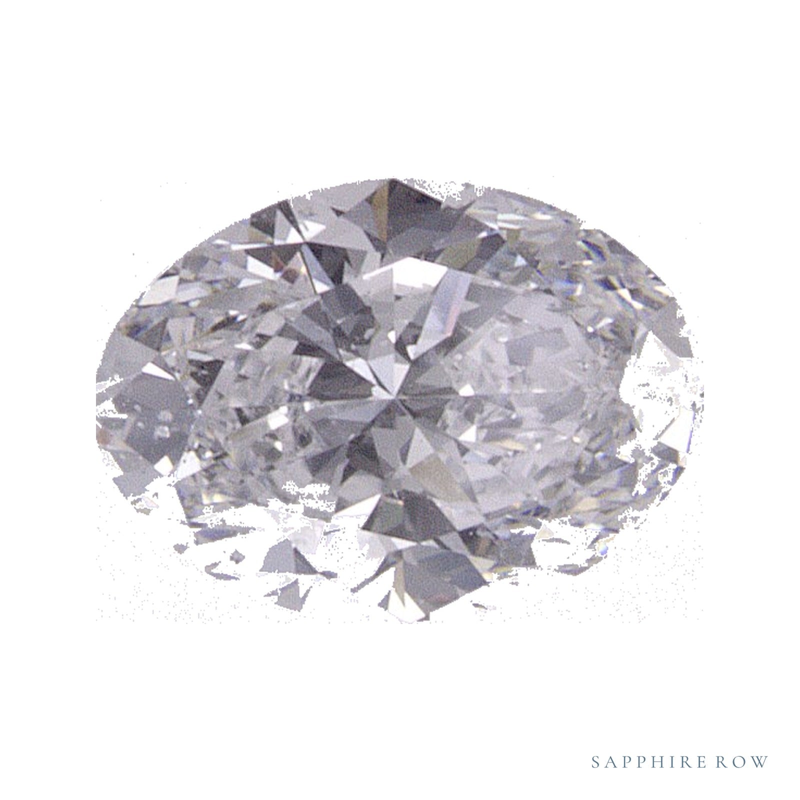 0.60 ct natural diamond, oval cut | Sapphire Row · cut4