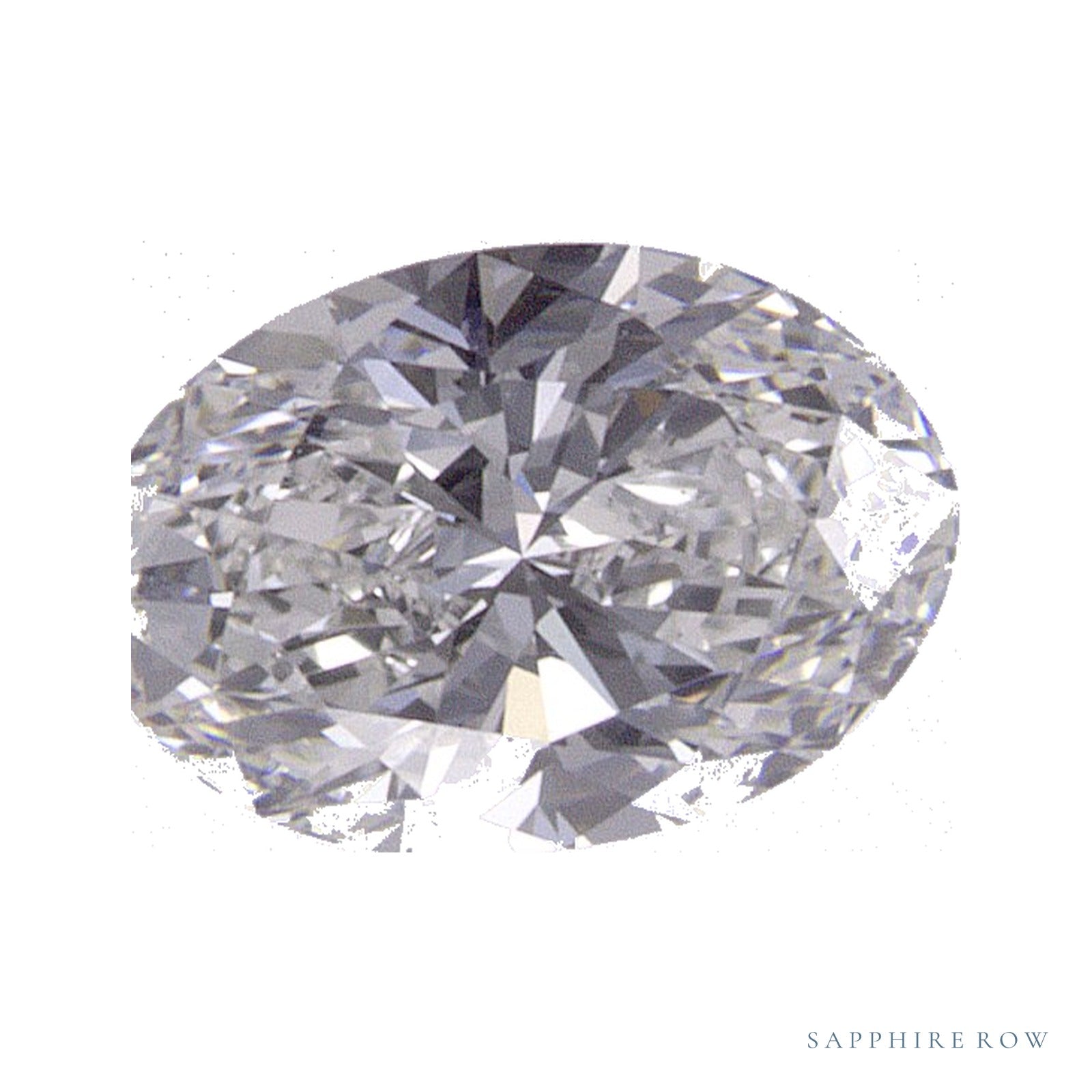 0.60 ct natural diamond, oval cut | Sapphire Row · cut4