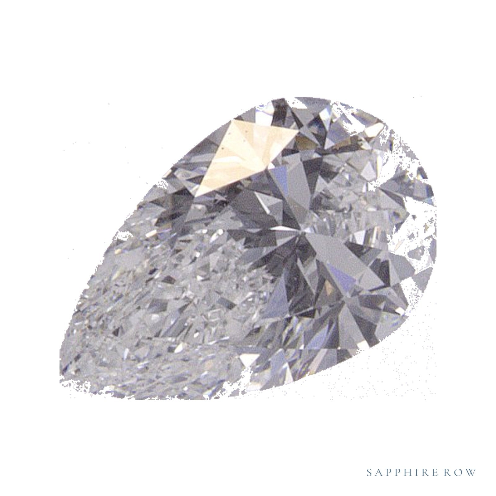 0.60 ct natural diamond, pear cut | Sapphire Row · cut4