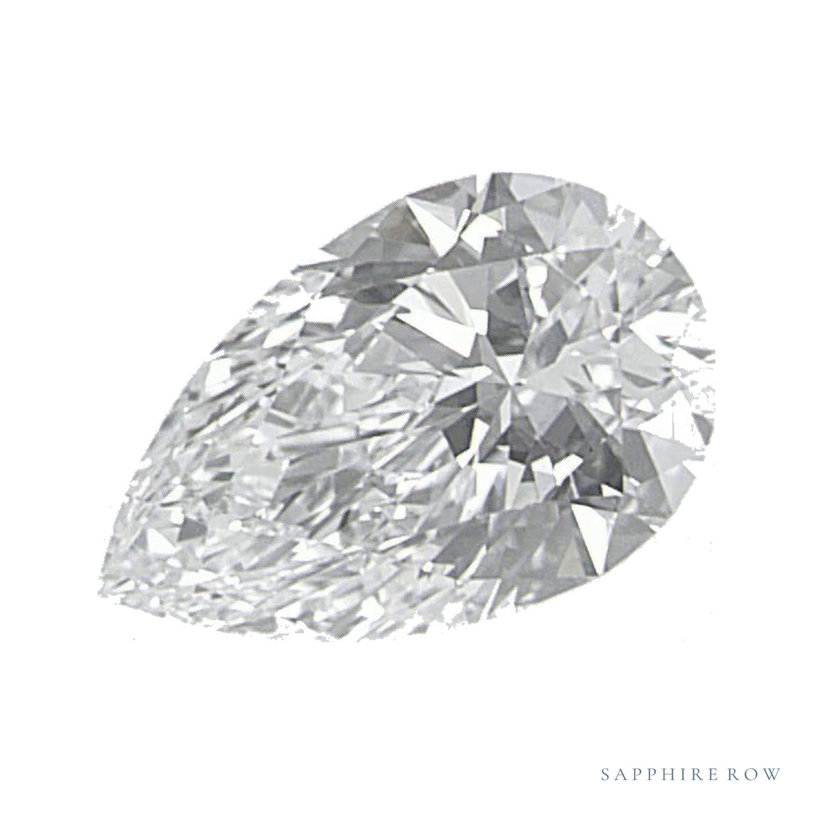 0.60 ct natural diamond, pear cut | Sapphire Row · cut4