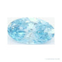 0.60 ct lab-grown fancy vivid blue diamond, oval cut | Sapphire Row · cut4