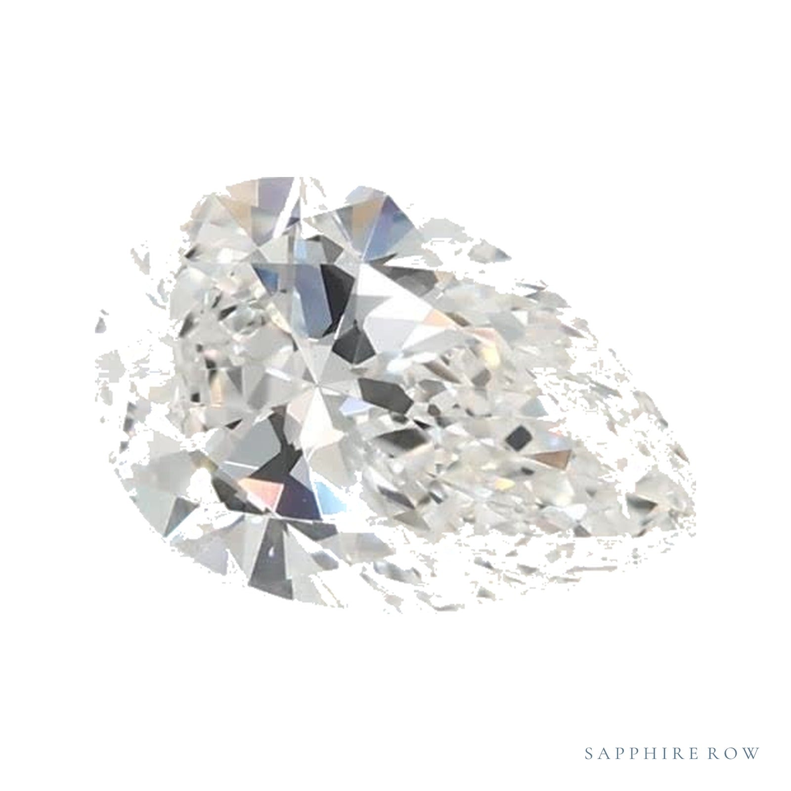 0.60 ct lab-grown diamond, pear cut | Sapphire Row · cut4