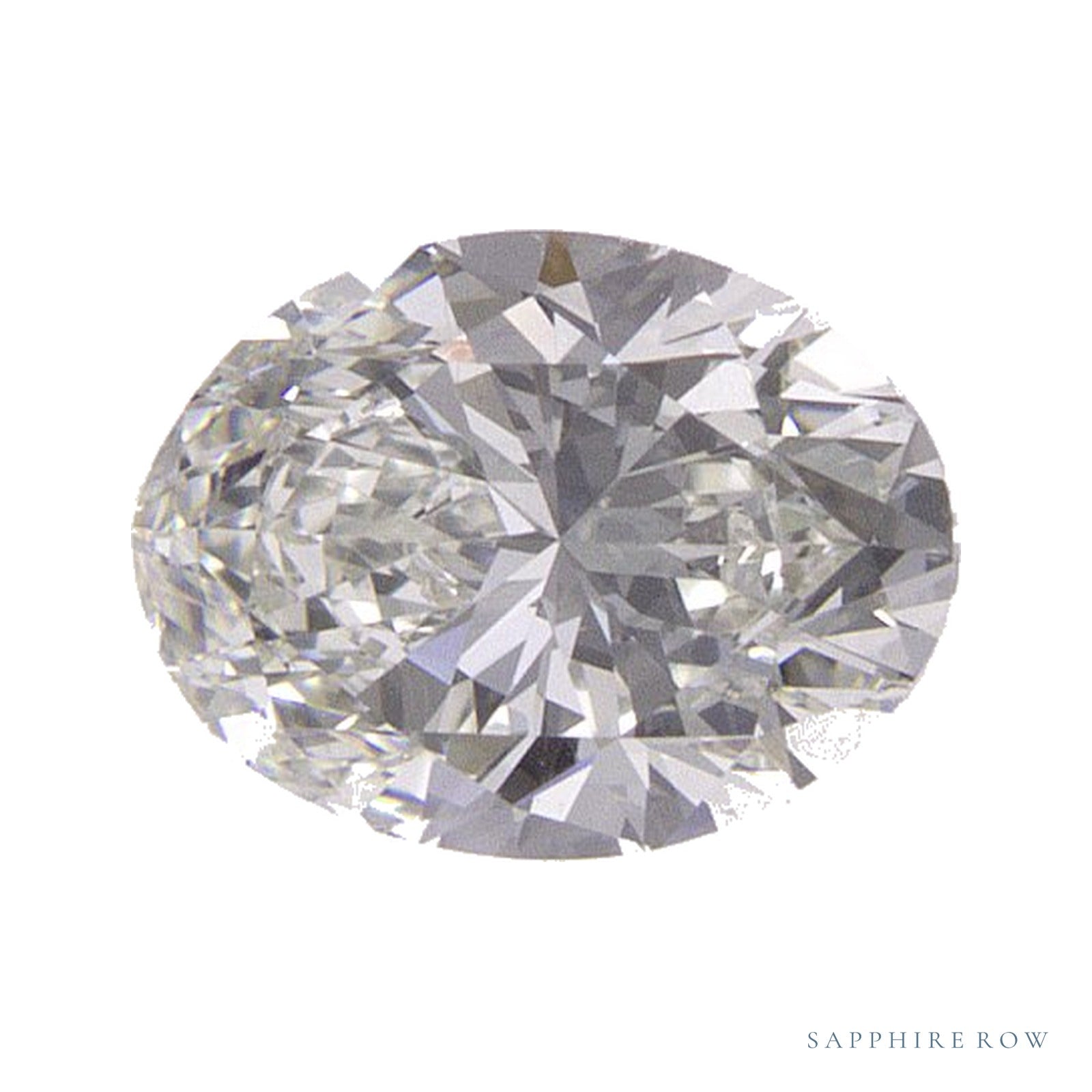 0.59 ct natural diamond, oval cut | Sapphire Row · cut4