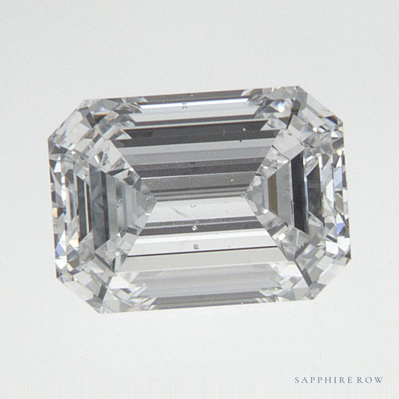 0.59 ct natural diamond, emerald cut | Sapphire Row · cut7