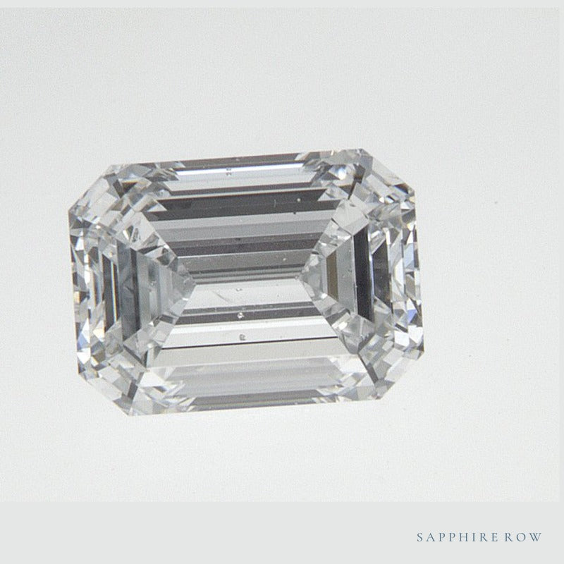 0.59 ct natural diamond, emerald cut | Sapphire Row · cut6