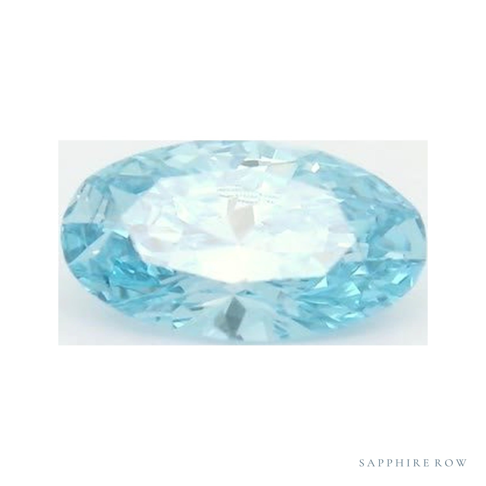 0.59 ct lab-grown fancy vivid blue diamond, oval cut | Sapphire Row · cut4