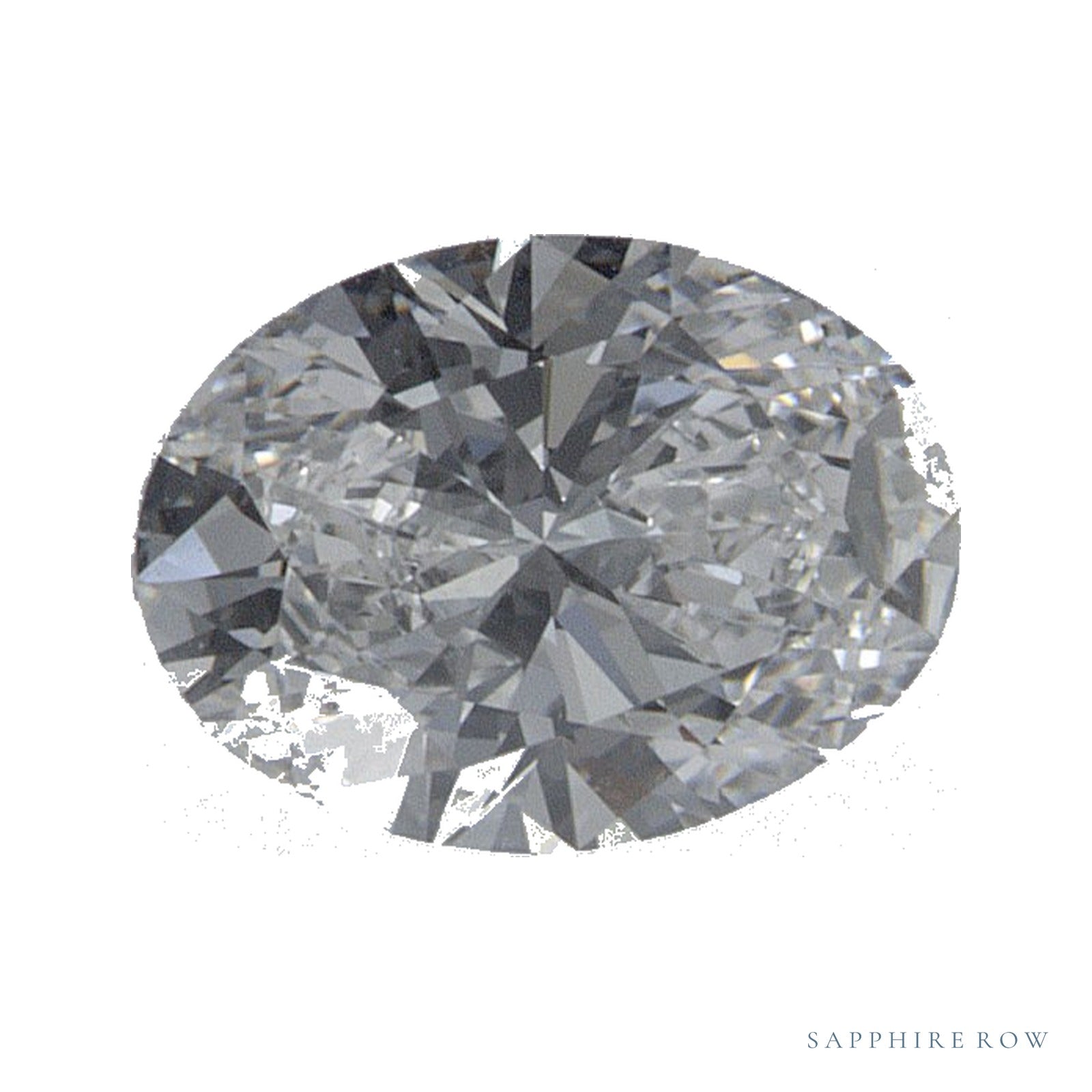 0.59 ct lab-grown diamond, oval cut | Sapphire Row · cut4