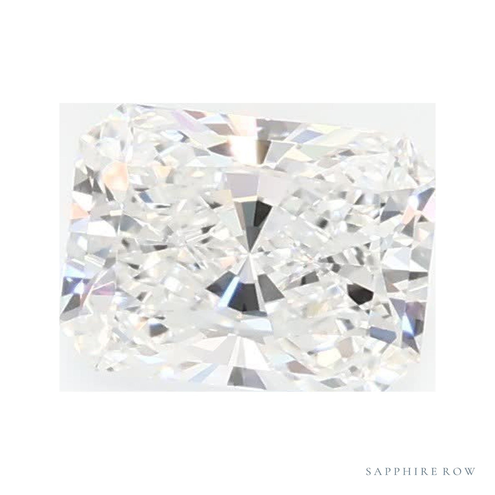 0.59 ct lab-grown diamond, radiant cut | Sapphire Row · cut4